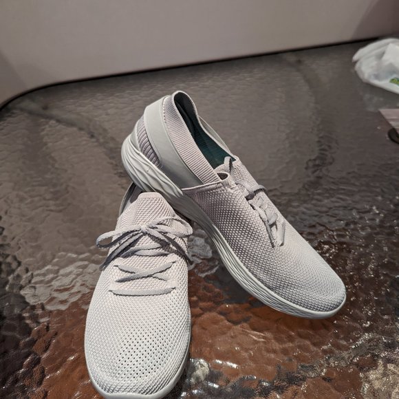 Gray Running Shoes By Skechers - Picture 3 of 3